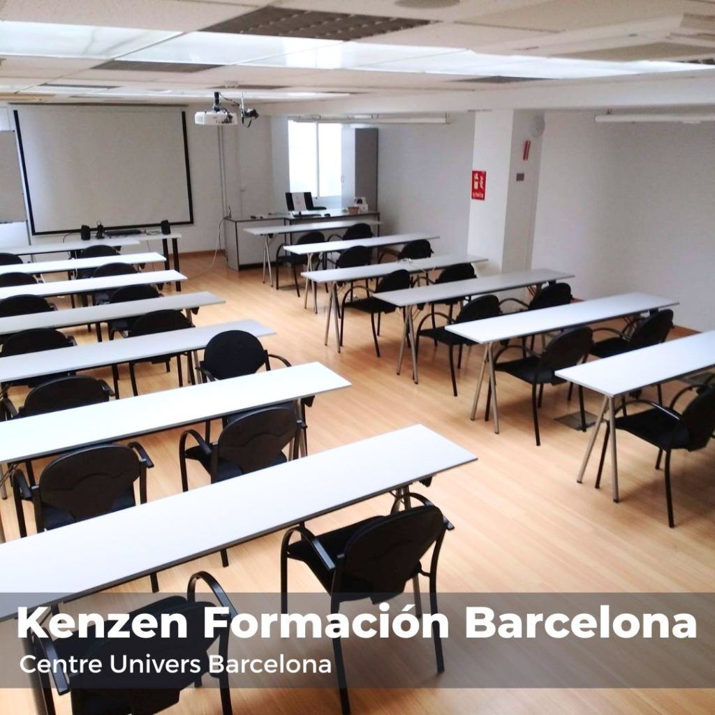 Aula de Kenzen Formación en Barcelona, en el Centre Univers